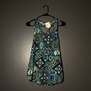Tribal Print Tank Top